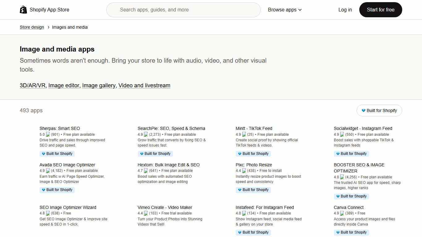 Best Images and media Apps For 2026 - Shopify App Store